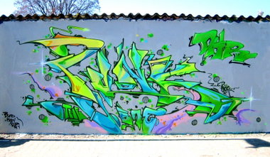 Graffiti Wall in Berlin - Photo by kleenapunka - punk, pank (2012)