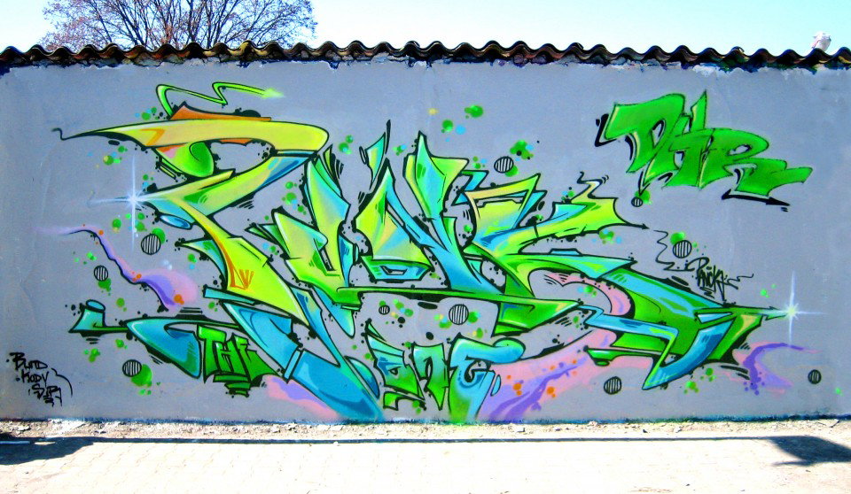 Graffiti Wall in Berlin - Photo by kleenapunka - punk, pank (2012)