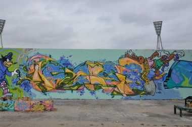 Graffiti Wall - Photo by kleenapunka - wosh, pank (2010)