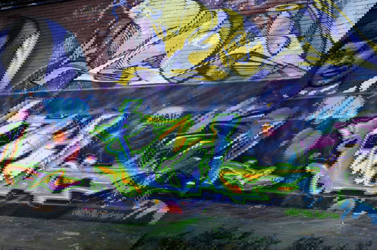 Graffiti Wall - Photo by kleenapunka