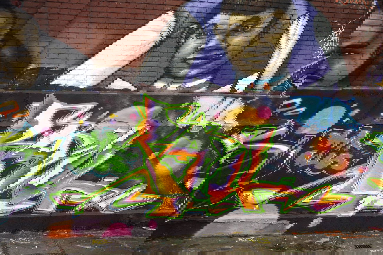 Graffiti Wall - Photo by kleenapunka