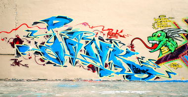 Graffiti Wall - Photo by kleenapunka