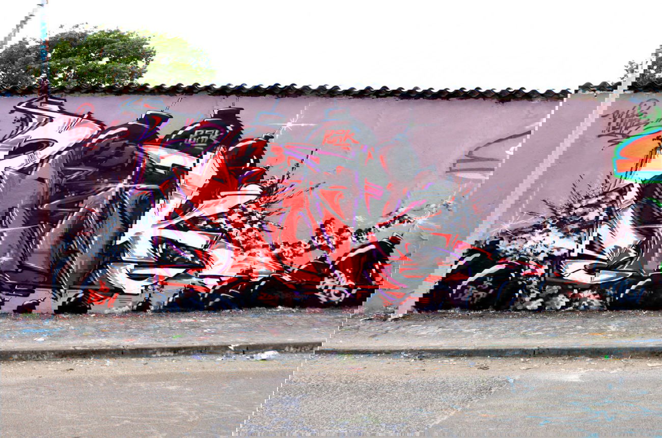 Graffiti Wall - Photo by kleenapunka