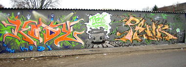 Graffiti Wall - Photo by kleenapunka