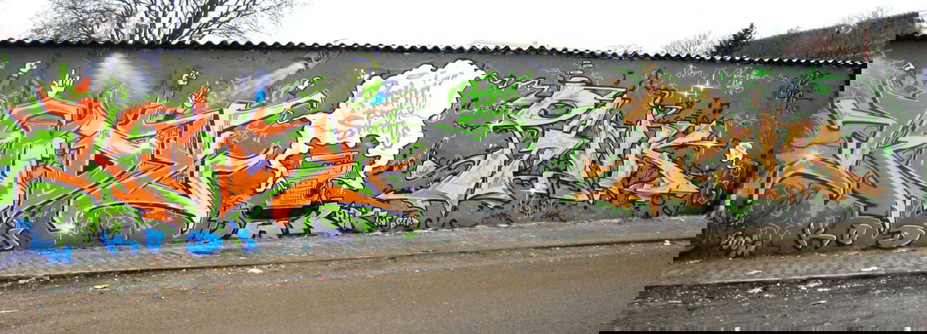 Graffiti Wall - Photo by kleenapunka