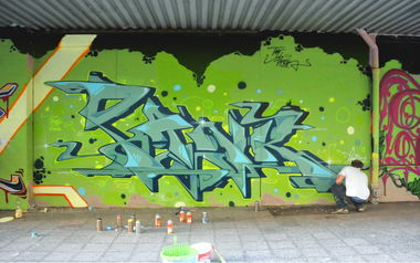 Graffiti Wall - Photo by kleenapunka - pank, punk, deon (2012)