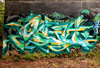 Graffiti Wall - Photo by kleenapunka - punk, okai, pank (2013)