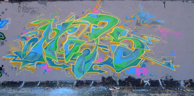 Graffiti Wall - Photo by kleenapunka - mops, punk, pank (2012)