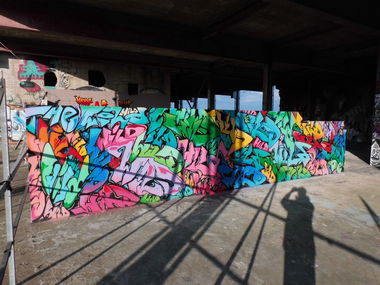 Graffiti Wall - Photo by kleenapunka