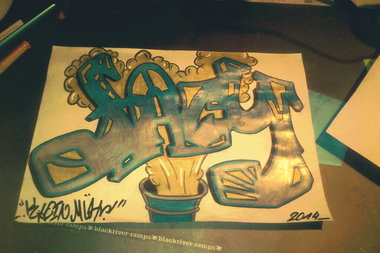 Graffiti Sketch - Photo by klnmueh