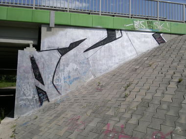 Graffiti Wall in Tarnow - Photo by koal (2013)