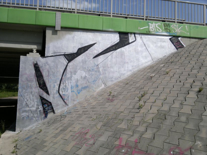 Graffiti Wall in Tarnow - Photo by koal (2013)