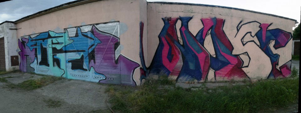 Graffiti Wall in Tarnow - Photo by koal - koal, koalone, na5en (2013)