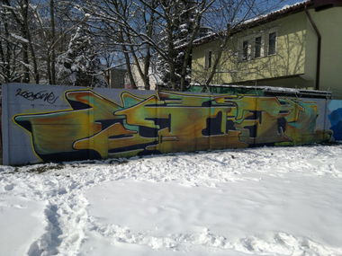 Graffiti Wall in Tarnow - Photo by koal - koal, koalone (2013)