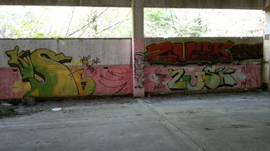 Graffiti Wall in Tarnow - Photo by koal - koal, koalone, zusk (2012)