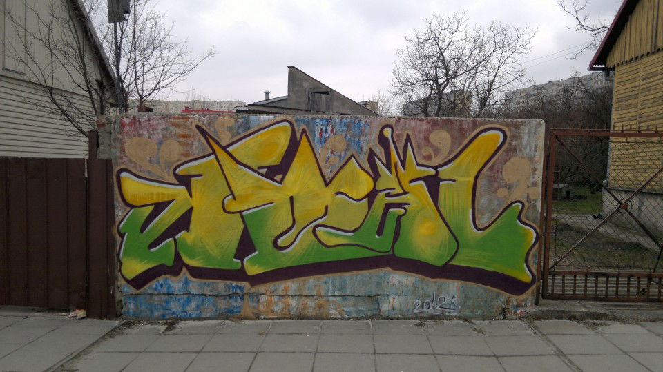 Graffiti Wall in Tarnow - Photo by koal - koal, koalone (2012)