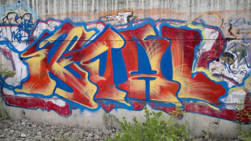 Graffiti Bombing in Tarnow - Photo by koal (2012)