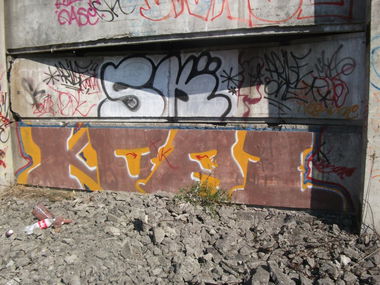 Graffiti Wall in Tarnow - Photo by koal - koal, koalone (2011)