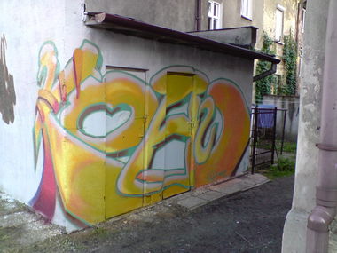 Graffiti Wall in Tarnow - Photo by koal - koal, koalone (2009)