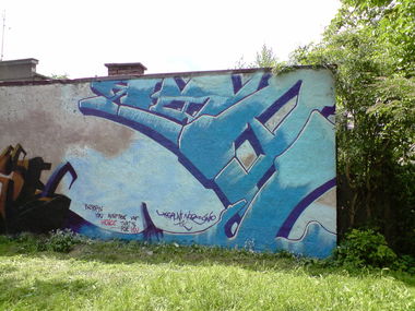 Graffiti Wall in Tarnow - Photo by koal (2009)