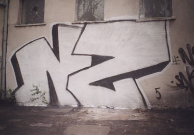 Graffiti Bombing - Photo by koal (2001)