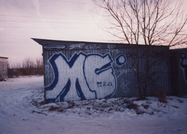 Graffiti Bombing - Photo by koal (1999)