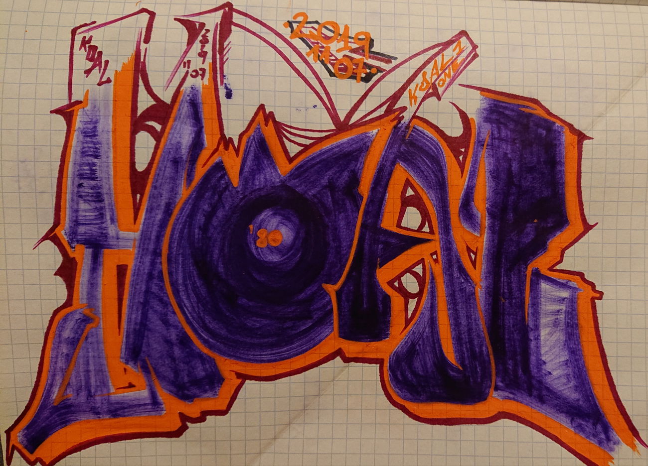 Graffiti Sketch - Photo by koal (2019)