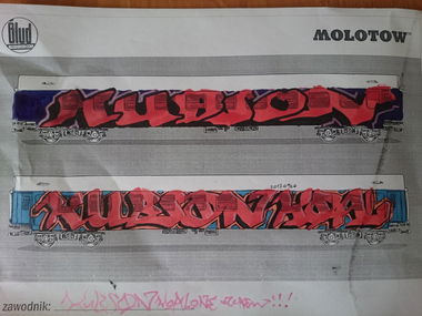 Graffiti Sketch in Zestaw miejsca - Photo by koal