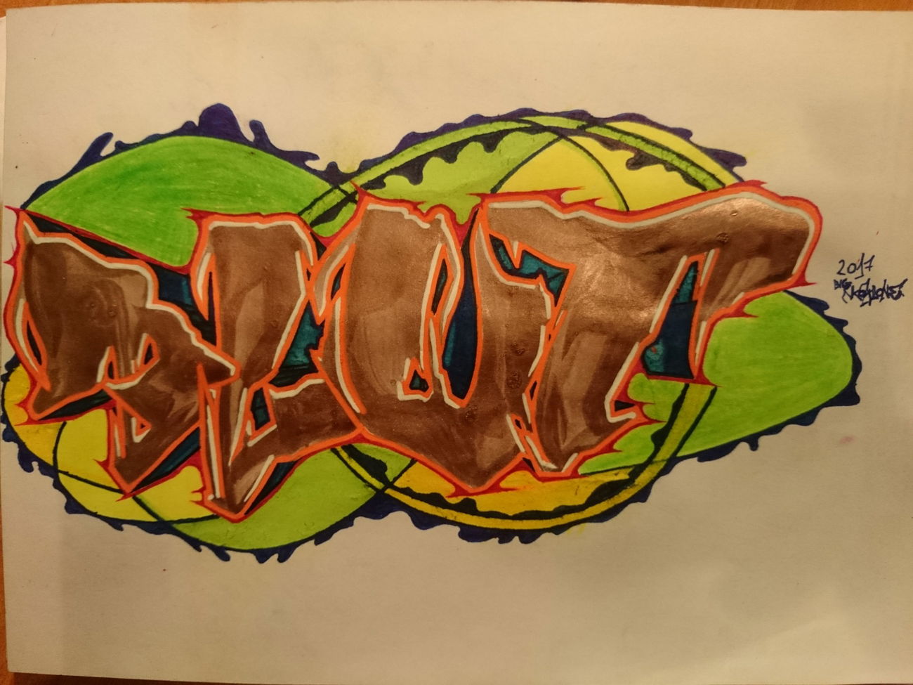 Graffiti Wall - Photo by koal (2017)