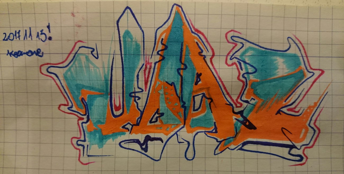 Graffiti Sketch in Ustaw lokalizację - Photo by koal (2017)