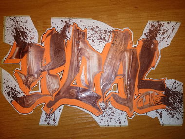 Graffiti Sketch in Zestaw miejsca - Photo by koal