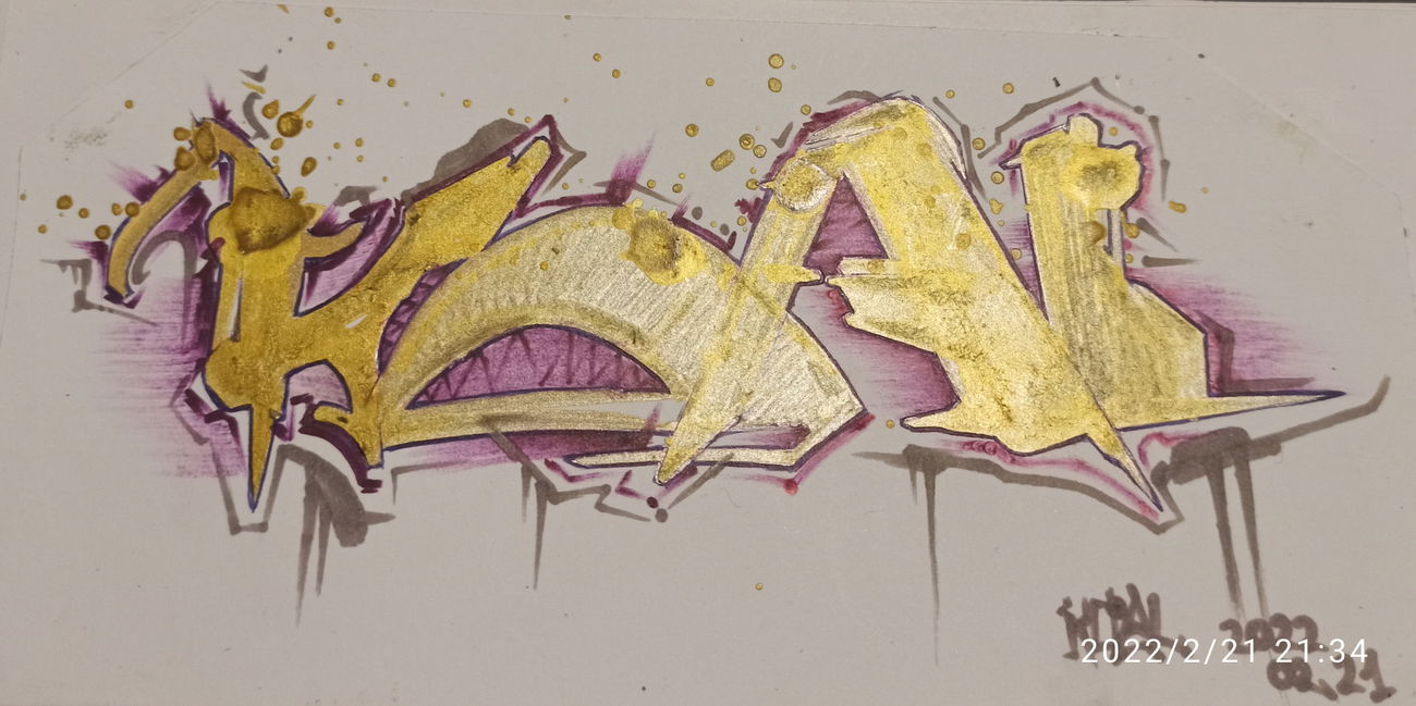 Graffiti Sketch in Ustal miejsce - Photo by koal - Koal (2022)