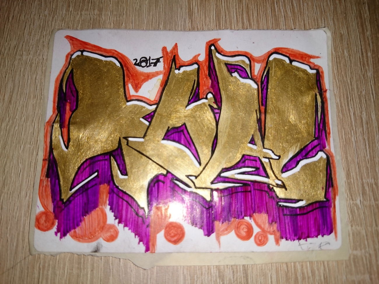 Graffiti Sketch - Photo by koal (2017)