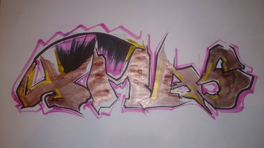 Graffiti Sketch in Ustal miejsce - Photo by koal (2018)