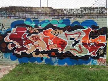 Graffiti Wall - Photo by kodekone - graffiti, piece, wall (2014)