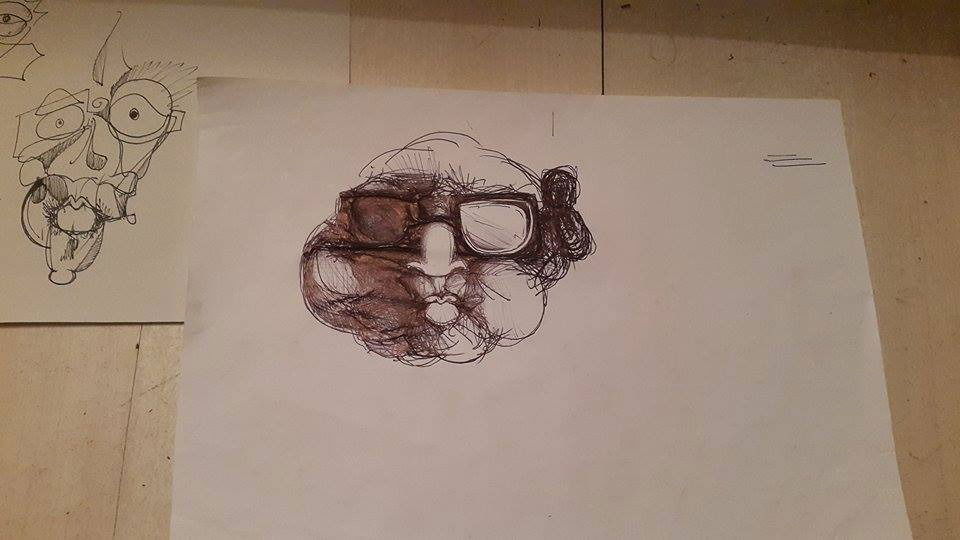 Graffiti Sketch in Wohnort - Photo by kokoloris