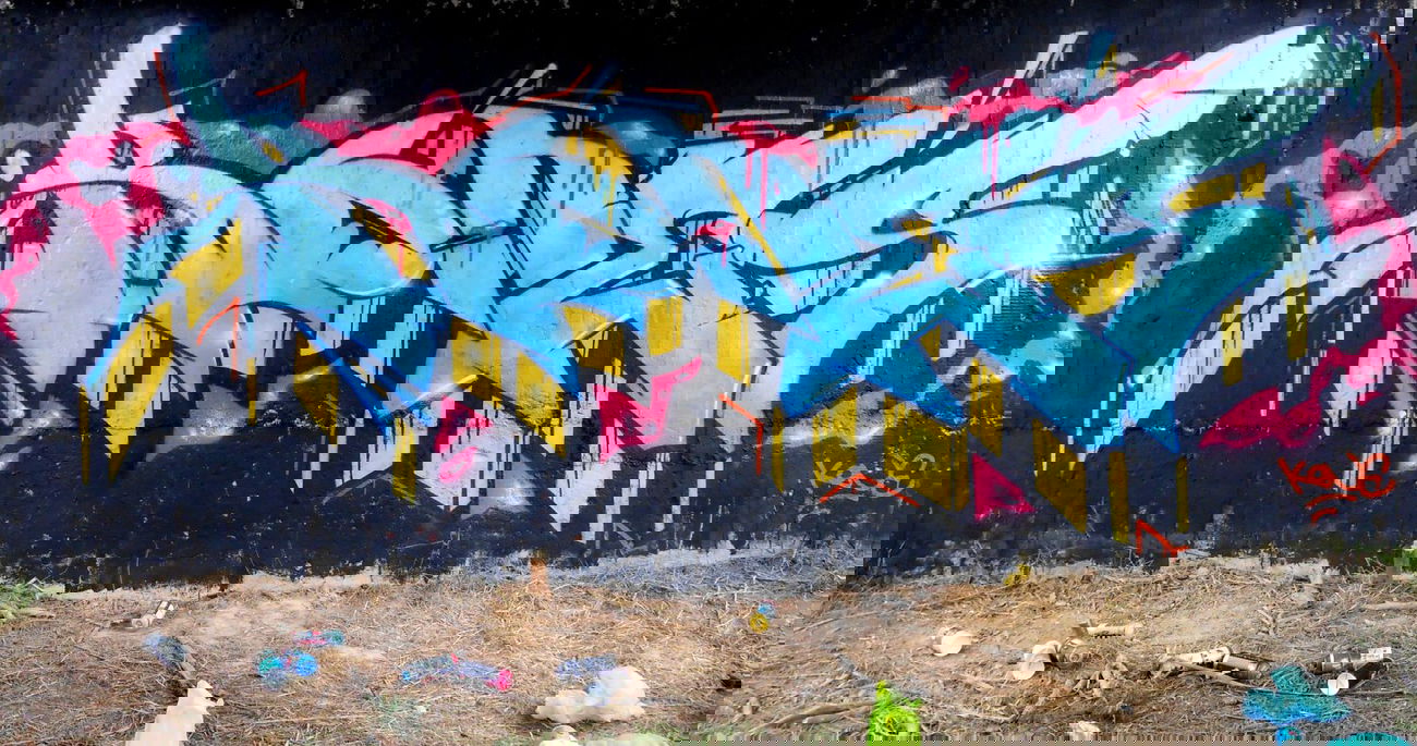 Graffiti Wall in Serres - Photo by kones - kones, serres (2014)
