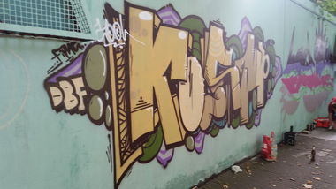 Graffiti Wall - Photo by koolk - kosh, dbf, fp