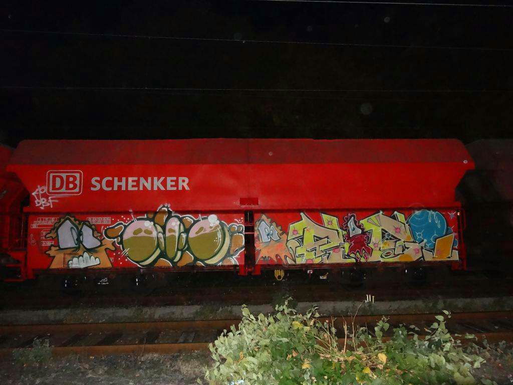 Graffiti Train - Photo by koolk - oilio, frei, kosh