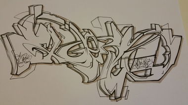 Graffiti Sketch - Photo by koon