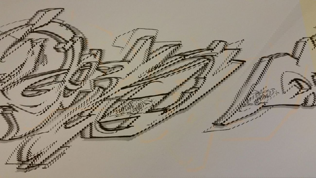 Graffiti Sketch - Photo by koon
