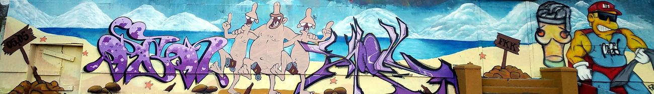 Graffiti Wall - Photo by koon - Orson, s.Arnold, Morid (2016)