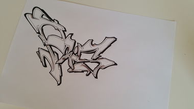 Graffiti Sketch - Photo by koon - mais (2015)
