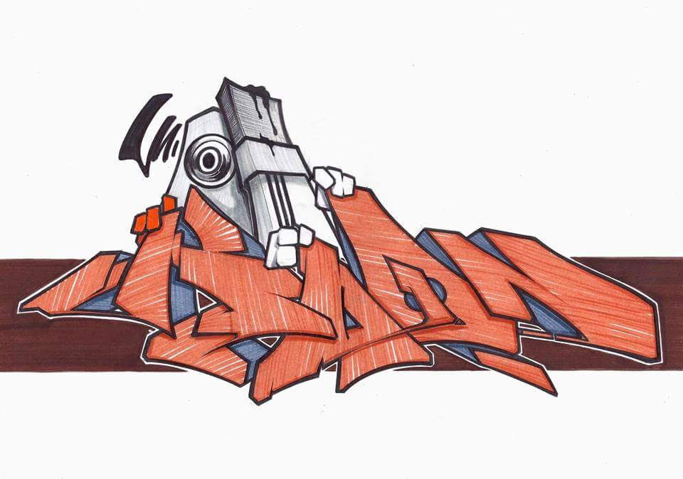 Graffiti Sketch - Photo by koon - koon