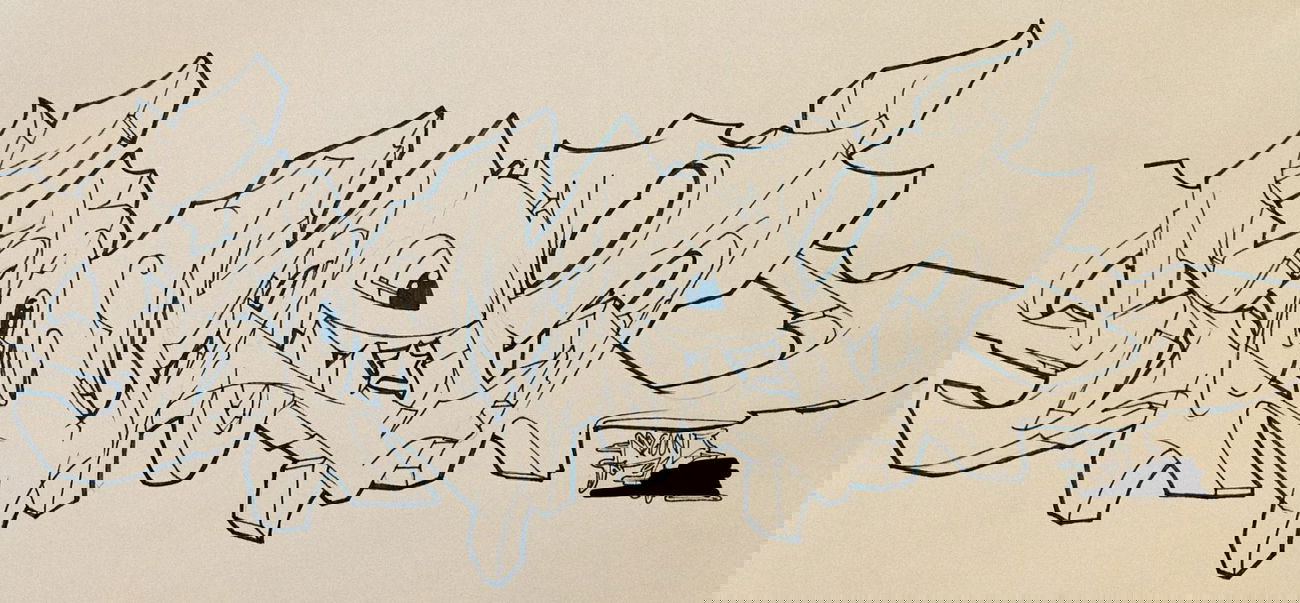 Graffiti Sketch in Berlin - Photo by koon - koon (2015)