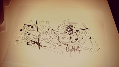 Graffiti Sketch - Photo by koon - koon (2015)
