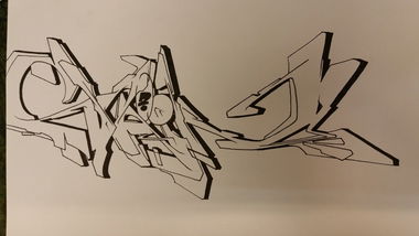 Graffiti Sketch - Photo by koon