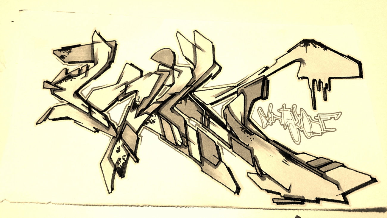 Graffiti Sketch - Photo by koon - kint