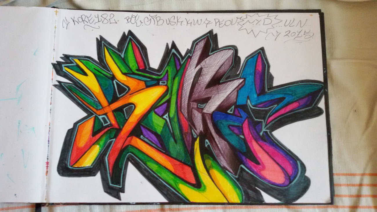 Graffiti Wall - Photo by kore182 - kore182, kore, graffiti (2015)