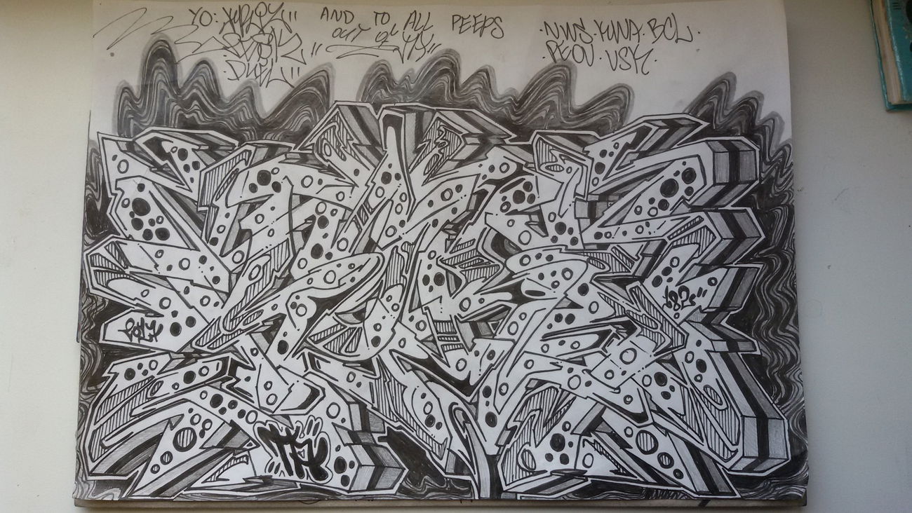Graffiti Sketch - Photo by kore182 - kore182, kore, ta (2017)